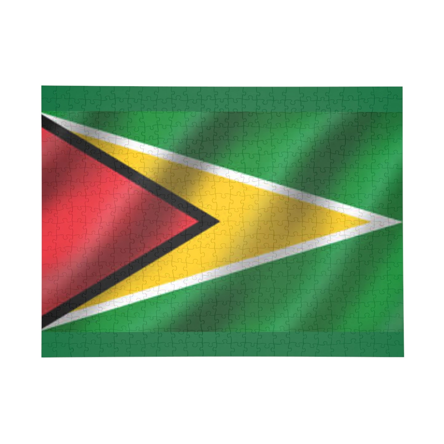 Guyanese Flag Puzzle, 96-1000 Piece Jigsaw, Unique Gift for Flag Enthusiasts, Educational Decor, Fun Family Activity, Travel Souvenirs