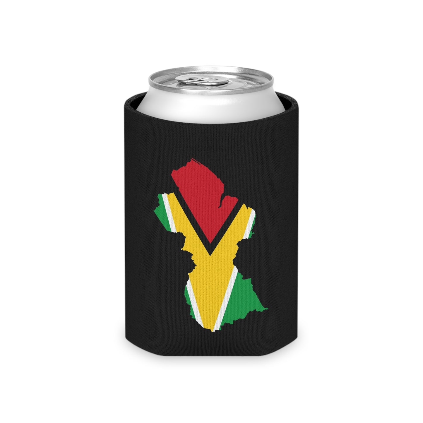 Guyana Flag Can Cooler, Vibrant Beverage Insulator for Parties, Outdoor Events, Sports, Travel, Gift for Guyanese