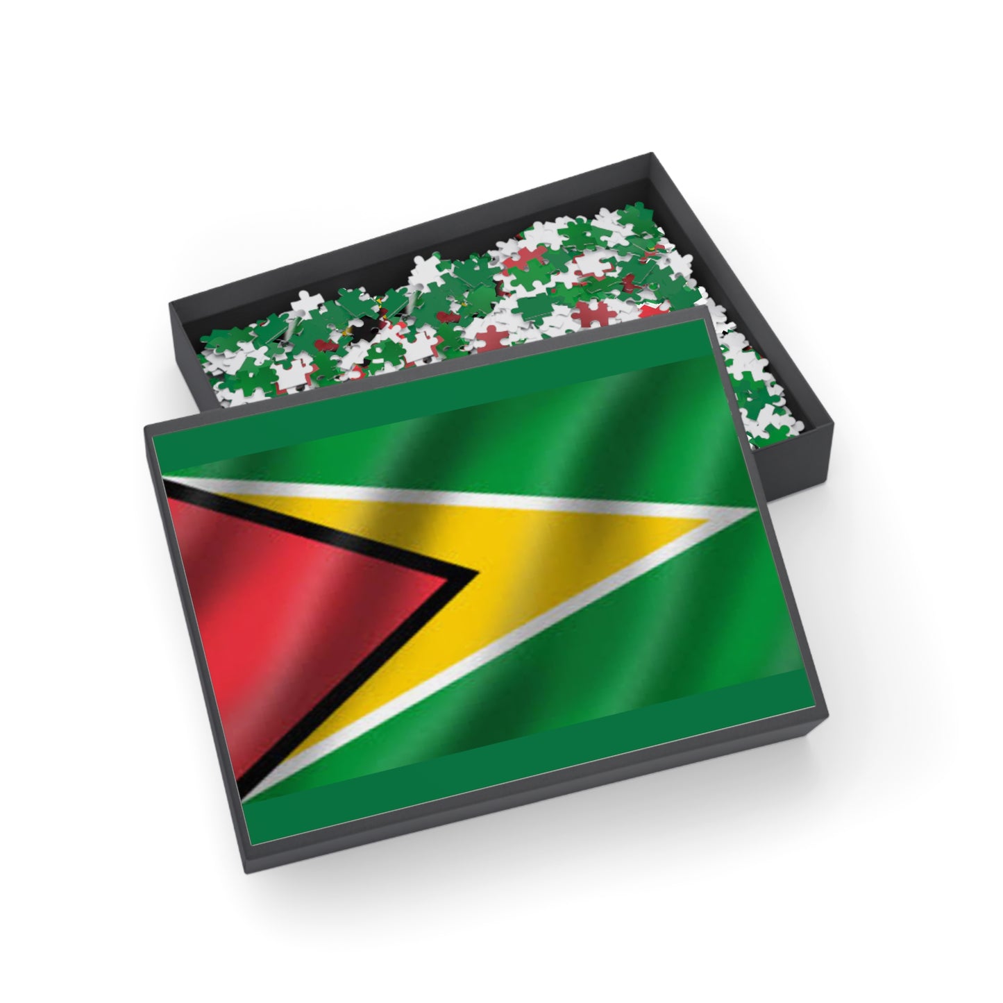 Guyanese Flag Puzzle, 96-1000 Piece Jigsaw, Unique Gift for Flag Enthusiasts, Educational Decor, Fun Family Activity, Travel Souvenirs