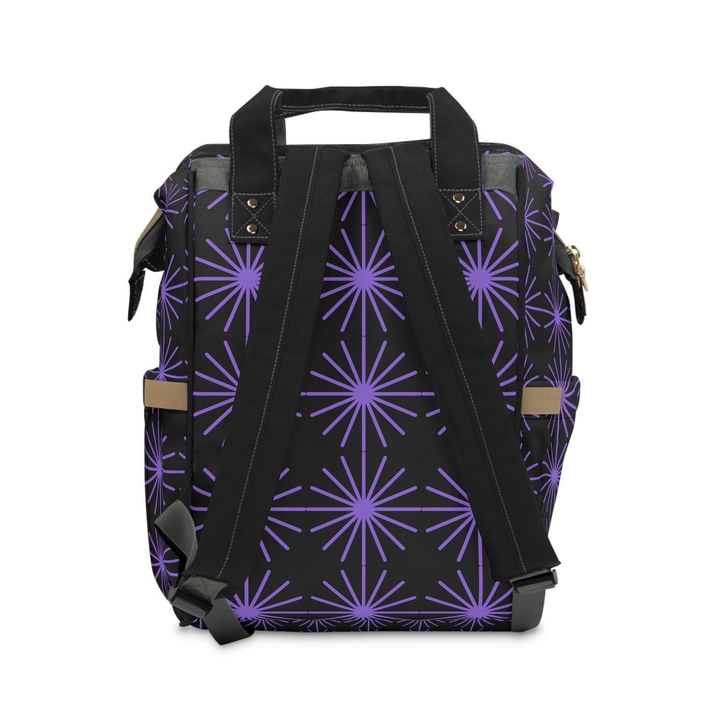 Stylish Multifunctional Diaper Backpack for Parents, Baby Gear Bag, Travel Backpack, Diaper Daypack, Floral Diaper Bag