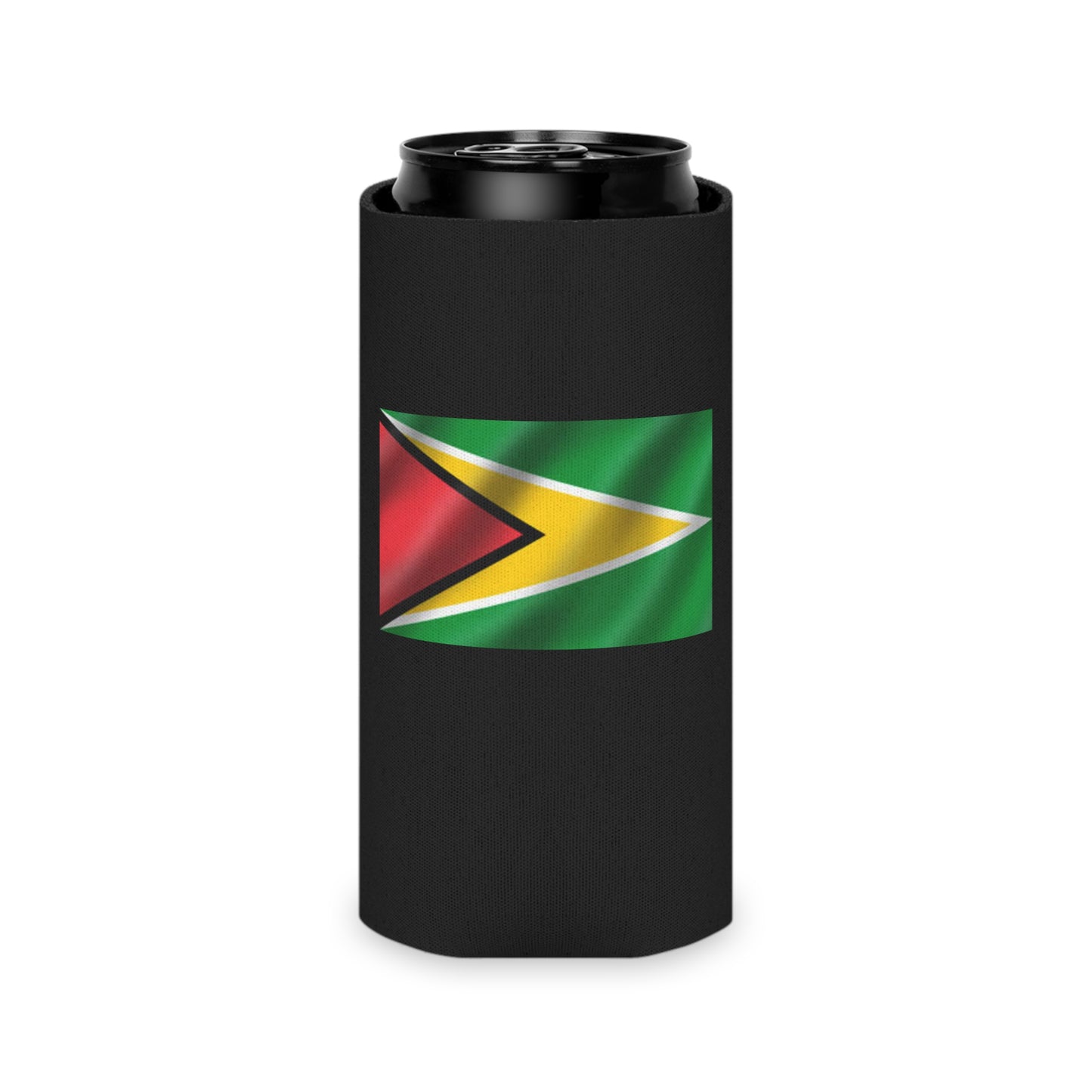 Guyana Flag Can Cooler, Vibrant Beverage Insulator for Parties, Outdoor Events, Sports, Travel, Gift for Guyanese
