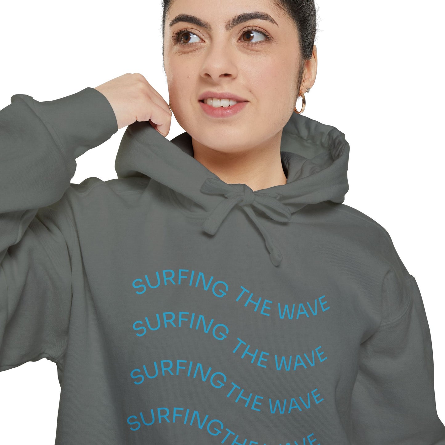 Surfing Wave Hoodie, Beachwear, Unisex Pullover, Casual Streetwear, Gift for Surfers, Summer Fashion