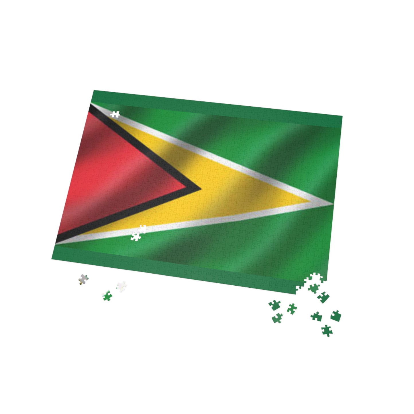 Guyanese Flag Puzzle, 96-1000 Piece Jigsaw, Unique Gift for Flag Enthusiasts, Educational Decor, Fun Family Activity, Travel Souvenirs