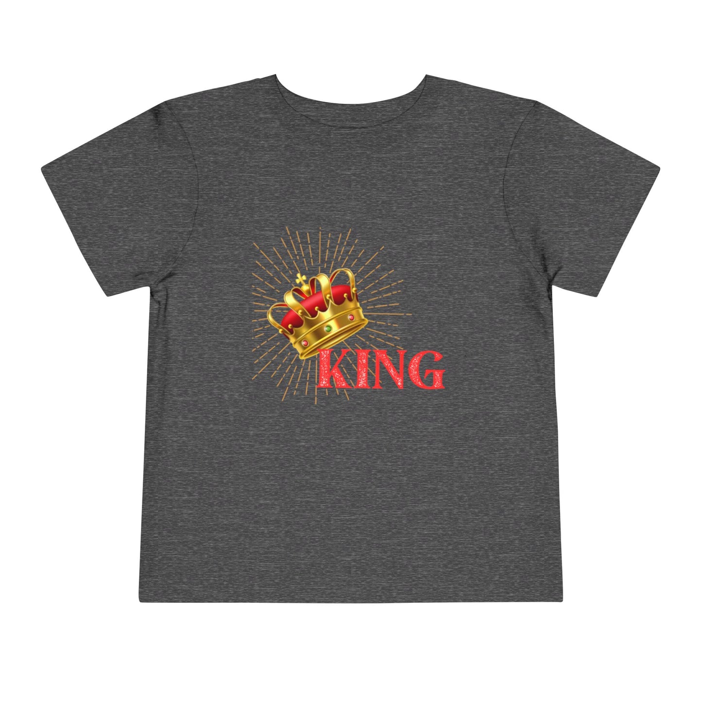 Toddler King Tee - Celebrate Royalty, Birthday Gift, Cute Toddler Shirt, Crown Design, Fun Casual Wear, Kids Apparel