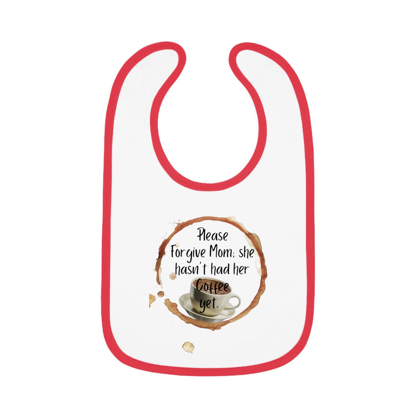 Funny Mommy Coffee Jersey Bib, Baby Shower Gift, Infant Feeding, Cute Bib, New Mom Gift, Toddler Bib, Coffee Lover Baby Bib