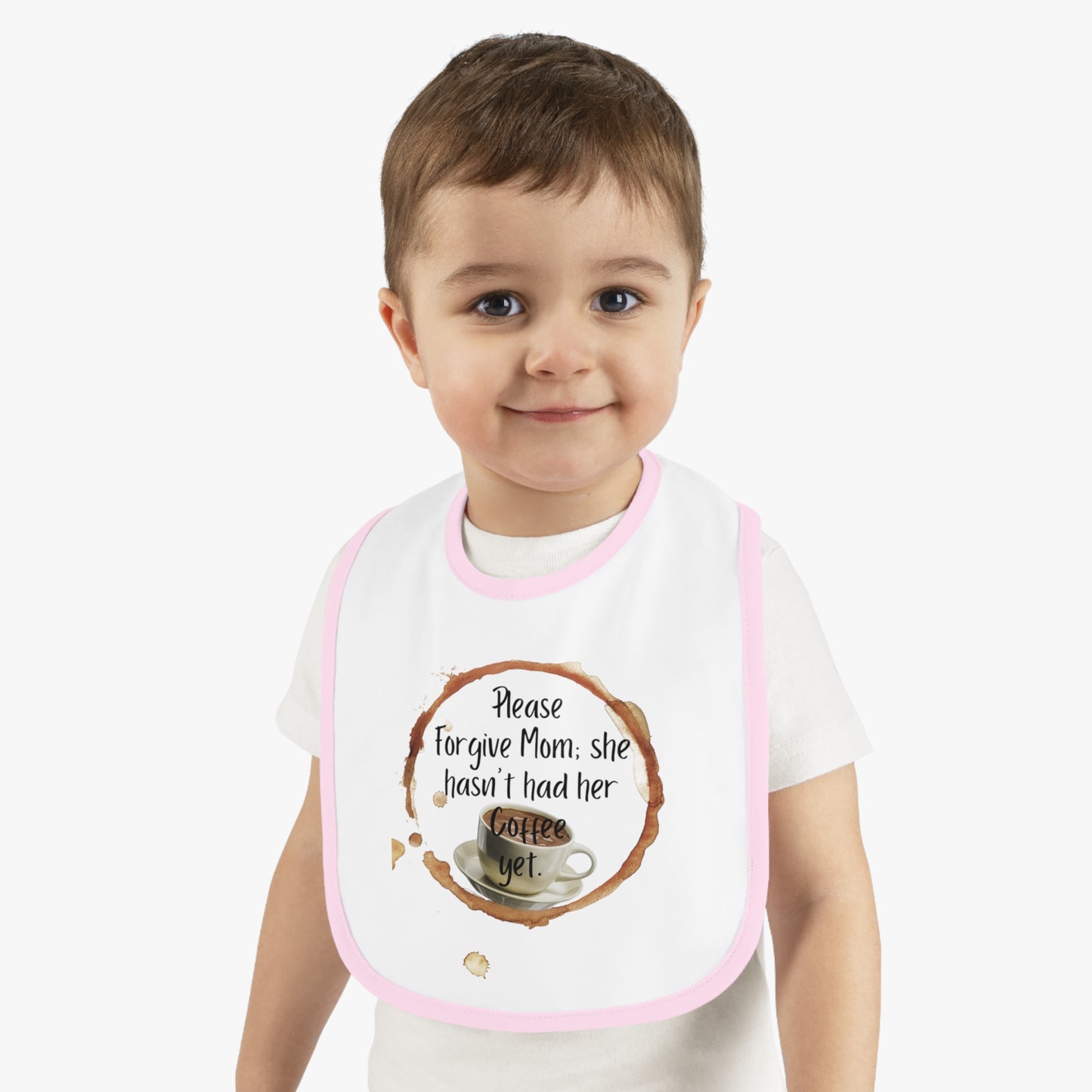 Funny Mommy Coffee Jersey Bib, Baby Shower Gift, Infant Feeding, Cute Bib, New Mom Gift, Toddler Bib, Coffee Lover Baby Bib
