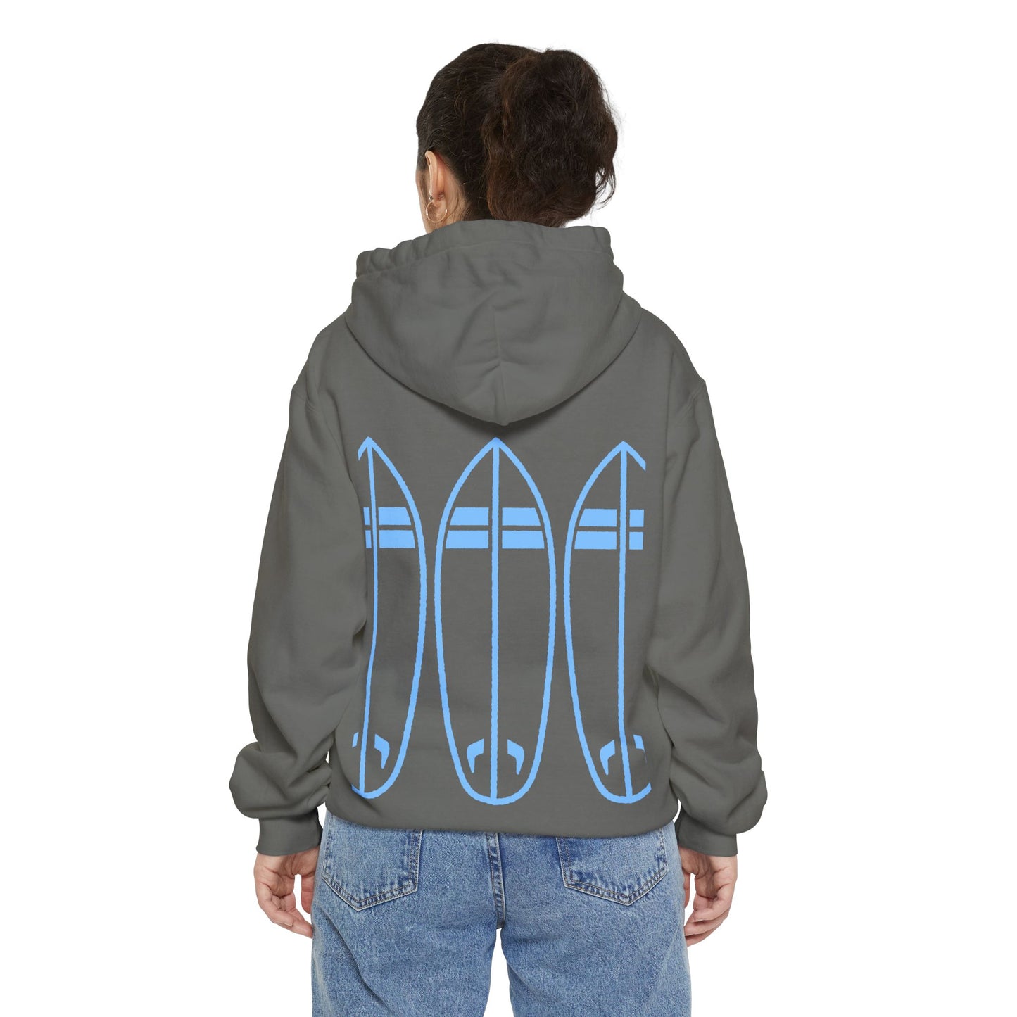 Surfing Wave Hoodie, Beachwear, Unisex Pullover, Casual Streetwear, Gift for Surfers, Summer Fashion