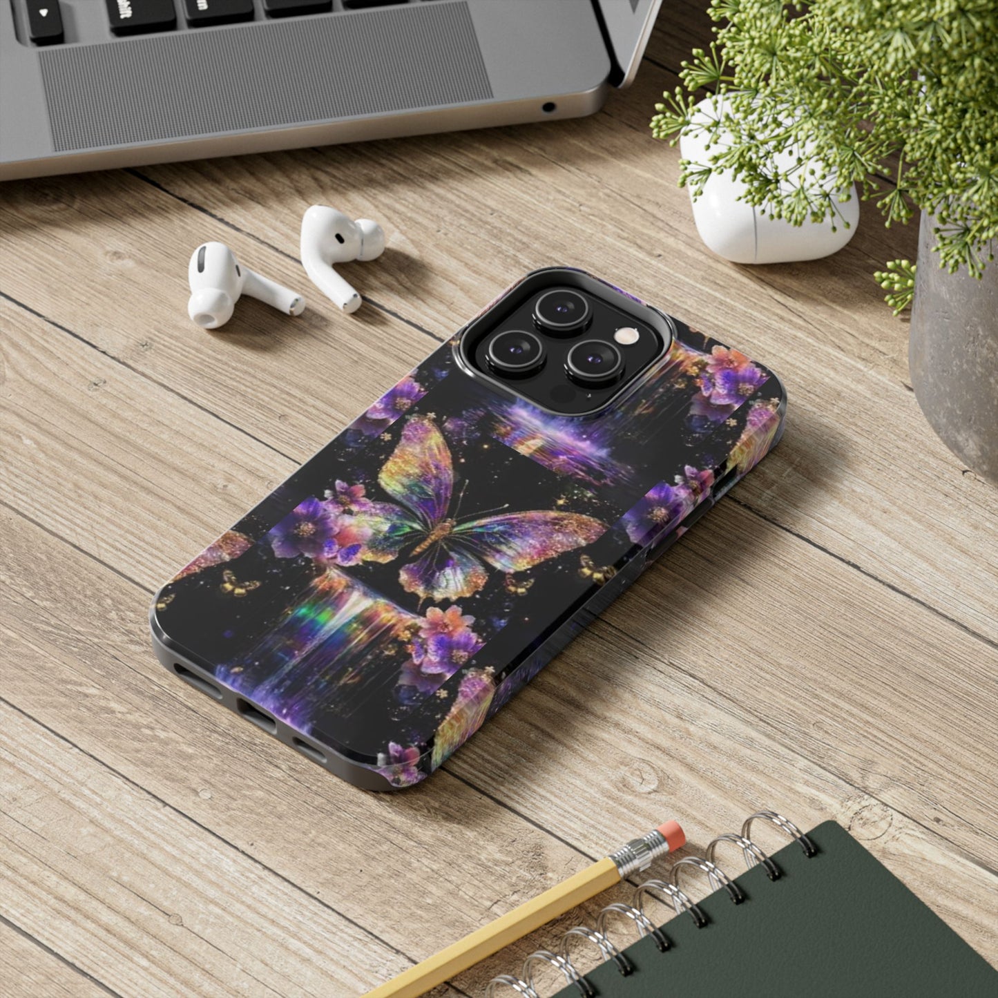 Fantasy Butterfly Tough Phone Case - Durable Protection with Magical Vibes