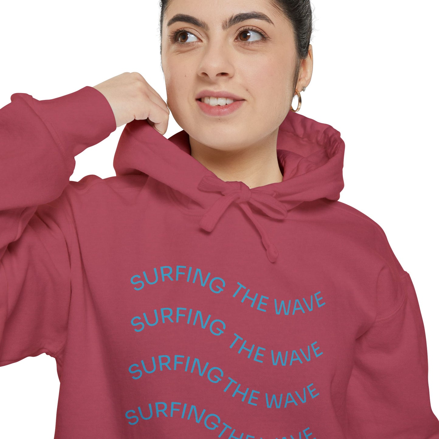 Surfing Wave Hoodie, Beachwear, Unisex Pullover, Casual Streetwear, Gift for Surfers, Summer Fashion