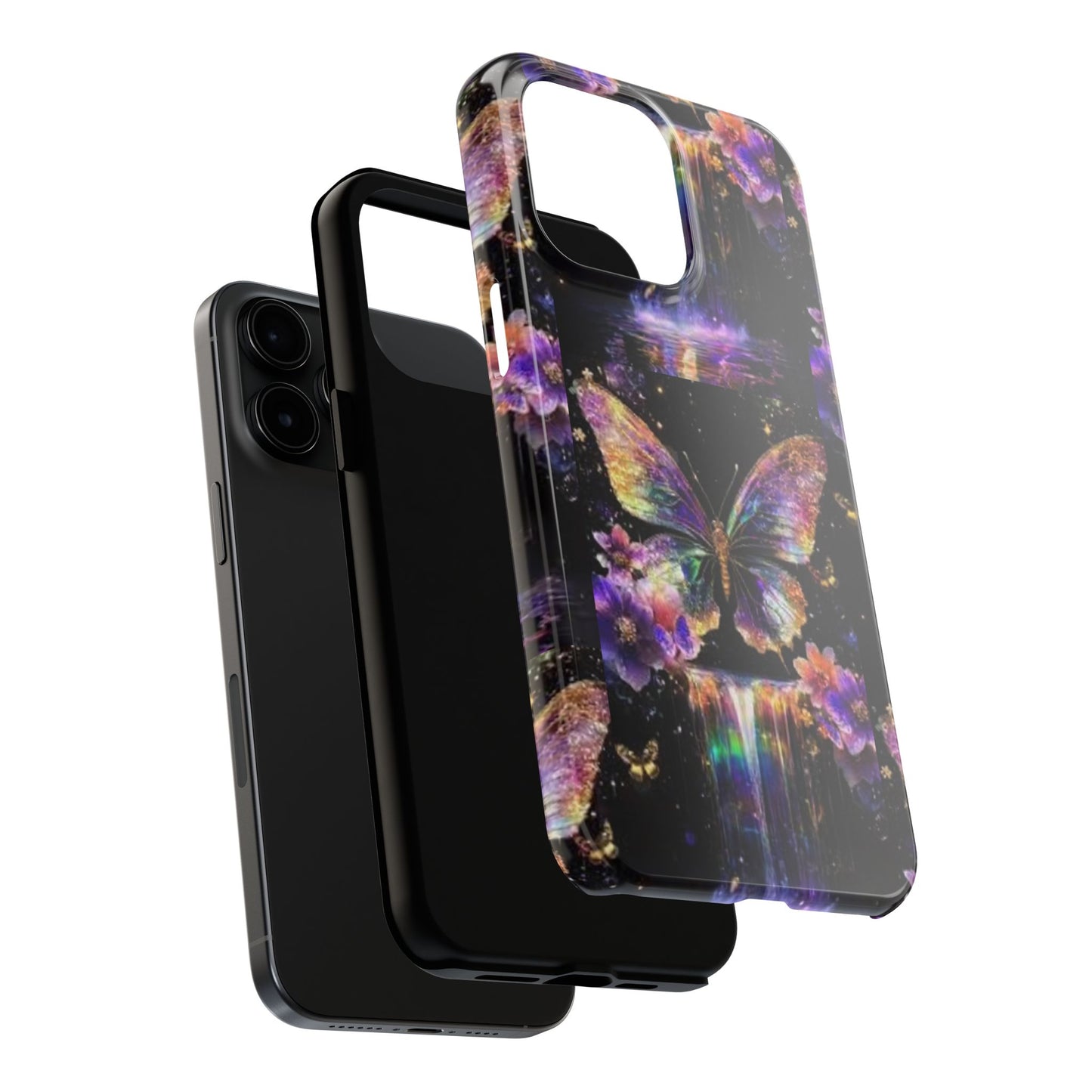 Fantasy Butterfly Tough Phone Case - Durable Protection with Magical Vibes