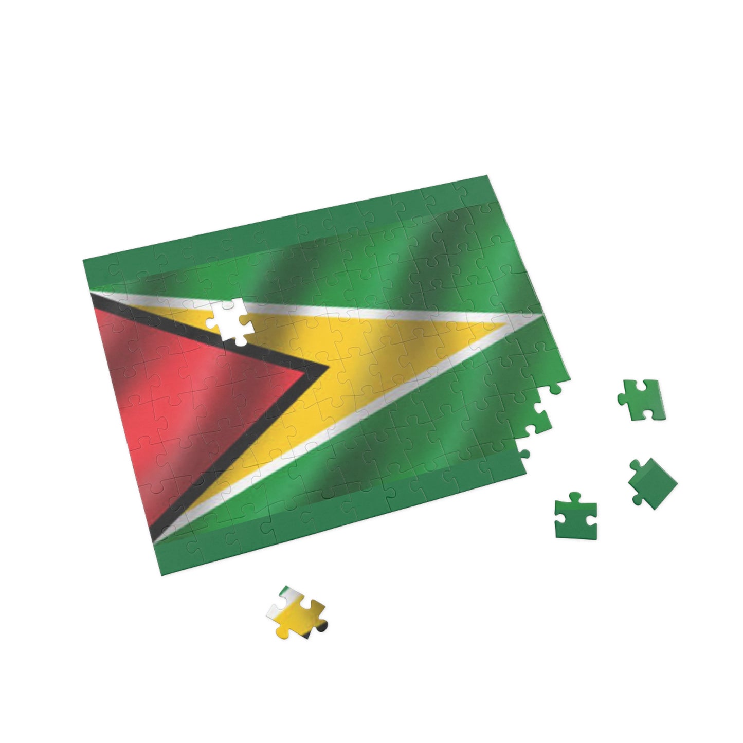 Guyanese Flag Puzzle, 96-1000 Piece Jigsaw, Unique Gift for Flag Enthusiasts, Educational Decor, Fun Family Activity, Travel Souvenirs