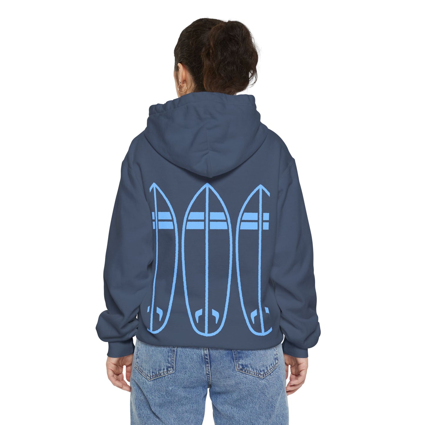 Surfing Wave Hoodie, Beachwear, Unisex Pullover, Casual Streetwear, Gift for Surfers, Summer Fashion