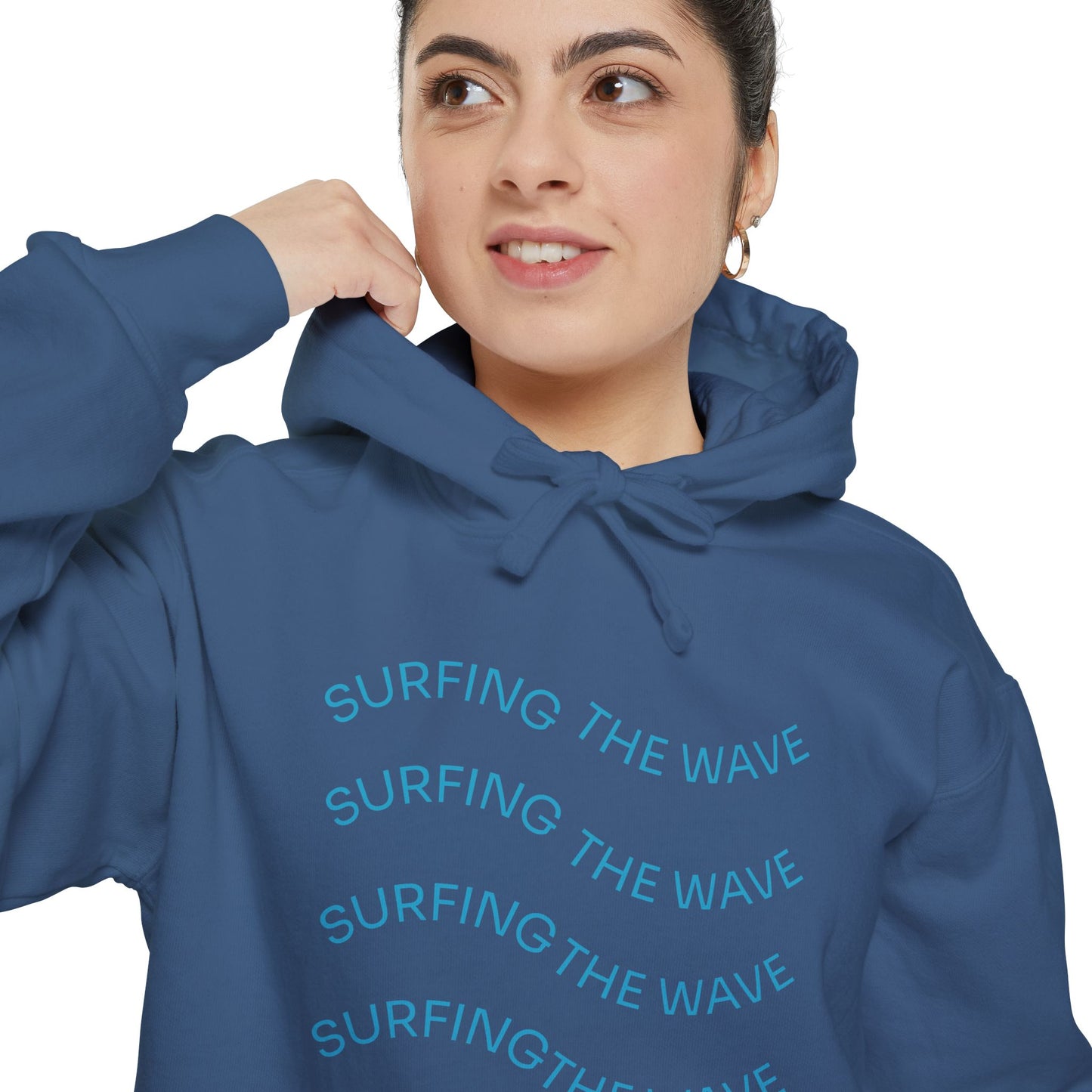 Surfing Wave Hoodie, Beachwear, Unisex Pullover, Casual Streetwear, Gift for Surfers, Summer Fashion