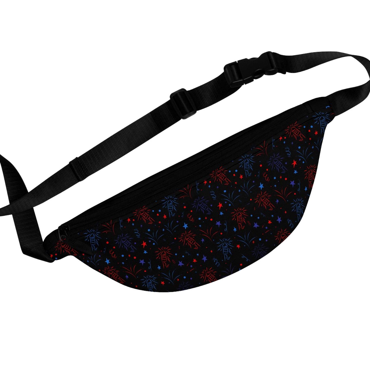 Stylish Fanny Pack with Cosmic Floral Design, Perfect for Festivals, Travel, Events, Outdoor Adventures, Everyday Use