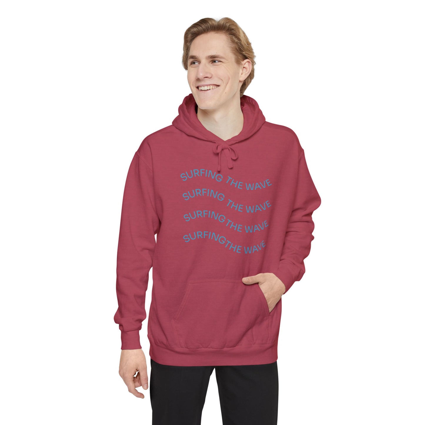Surfing Wave Hoodie, Beachwear, Unisex Pullover, Casual Streetwear, Gift for Surfers, Summer Fashion