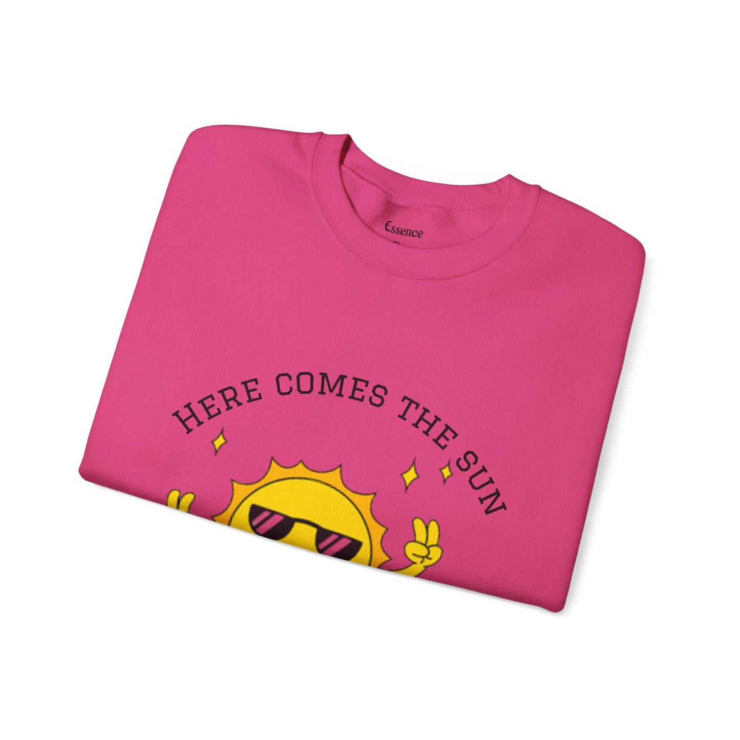 Sunny Vibes Sweatshirt - Bright Unisex Crewneck for Casual Days, Gift for Friends, Spring Fashion, Fun Layering, Sunshine Design