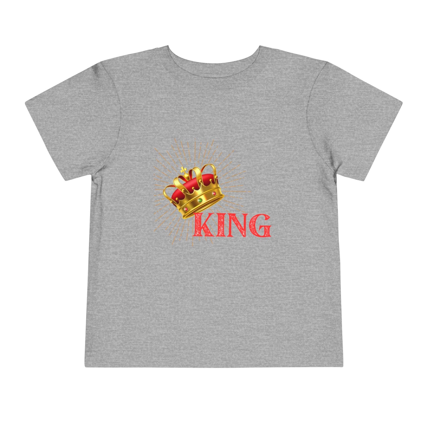 Toddler King Tee - Celebrate Royalty, Birthday Gift, Cute Toddler Shirt, Crown Design, Fun Casual Wear, Kids Apparel