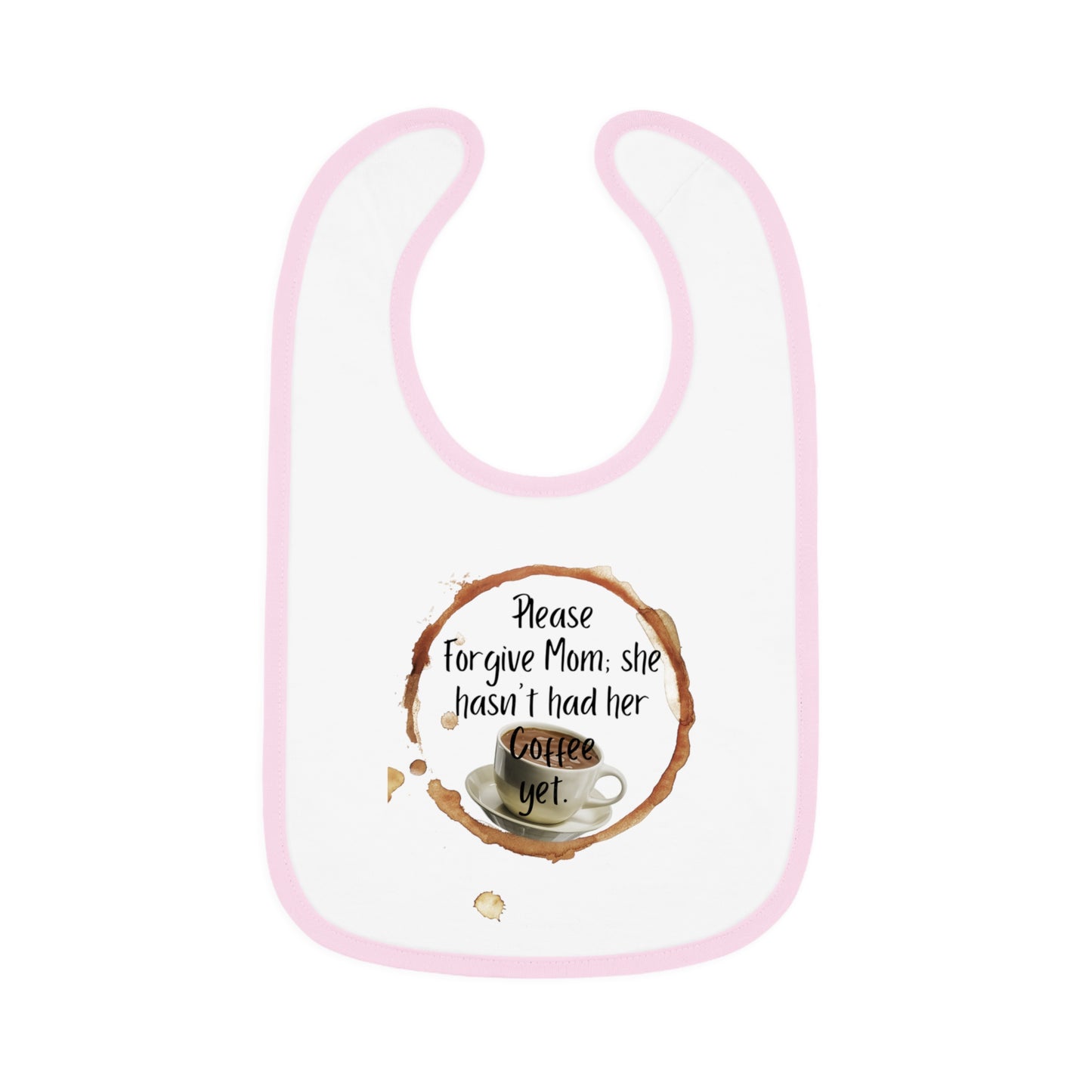 Funny Mommy Coffee Jersey Bib, Baby Shower Gift, Infant Feeding, Cute Bib, New Mom Gift, Toddler Bib, Coffee Lover Baby Bib
