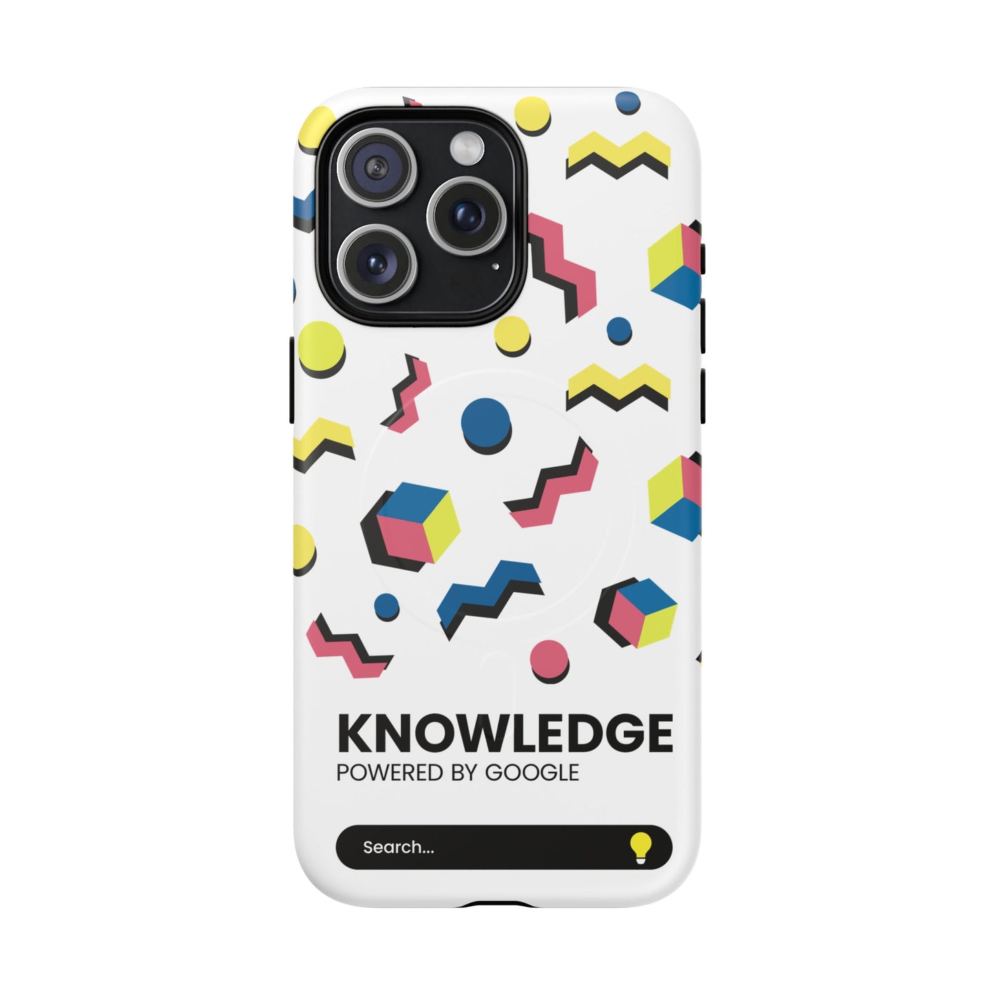 Vibrant Phone Cases with 'Knowledge' Design, Colorful Protective Covers for Trendsetters, Ideal for Gifts & Everyday Use