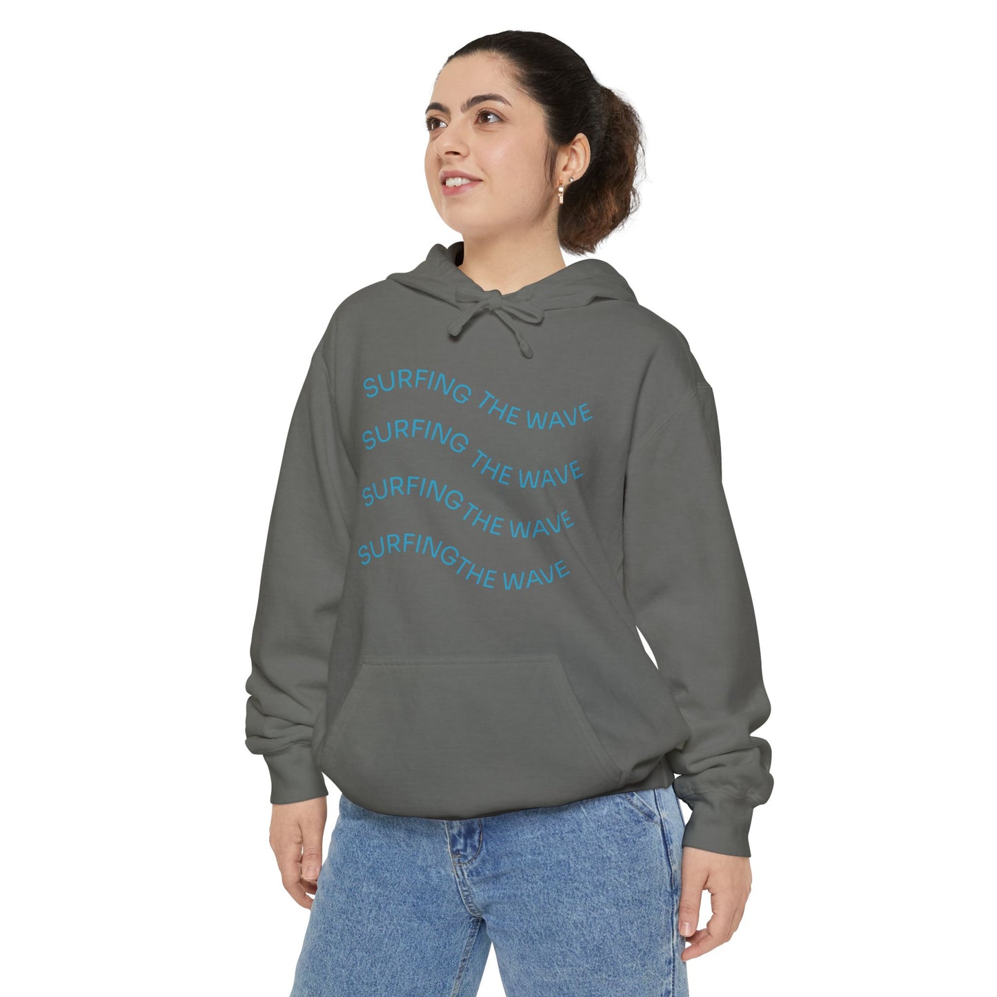 Surfing Wave Hoodie, Beachwear, Unisex Pullover, Casual Streetwear, Gift for Surfers, Summer Fashion