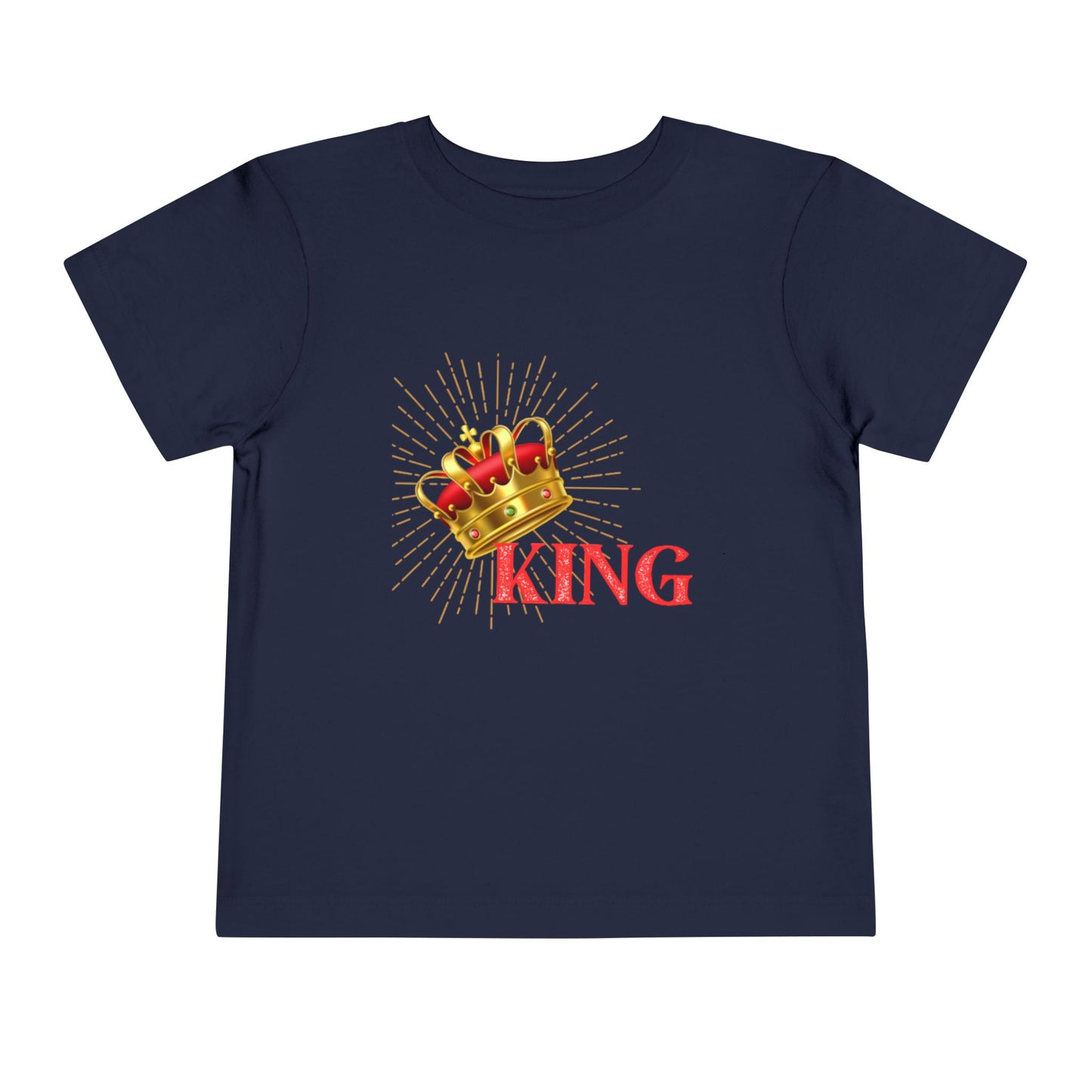 Toddler King Tee - Celebrate Royalty, Birthday Gift, Cute Toddler Shirt, Crown Design, Fun Casual Wear, Kids Apparel