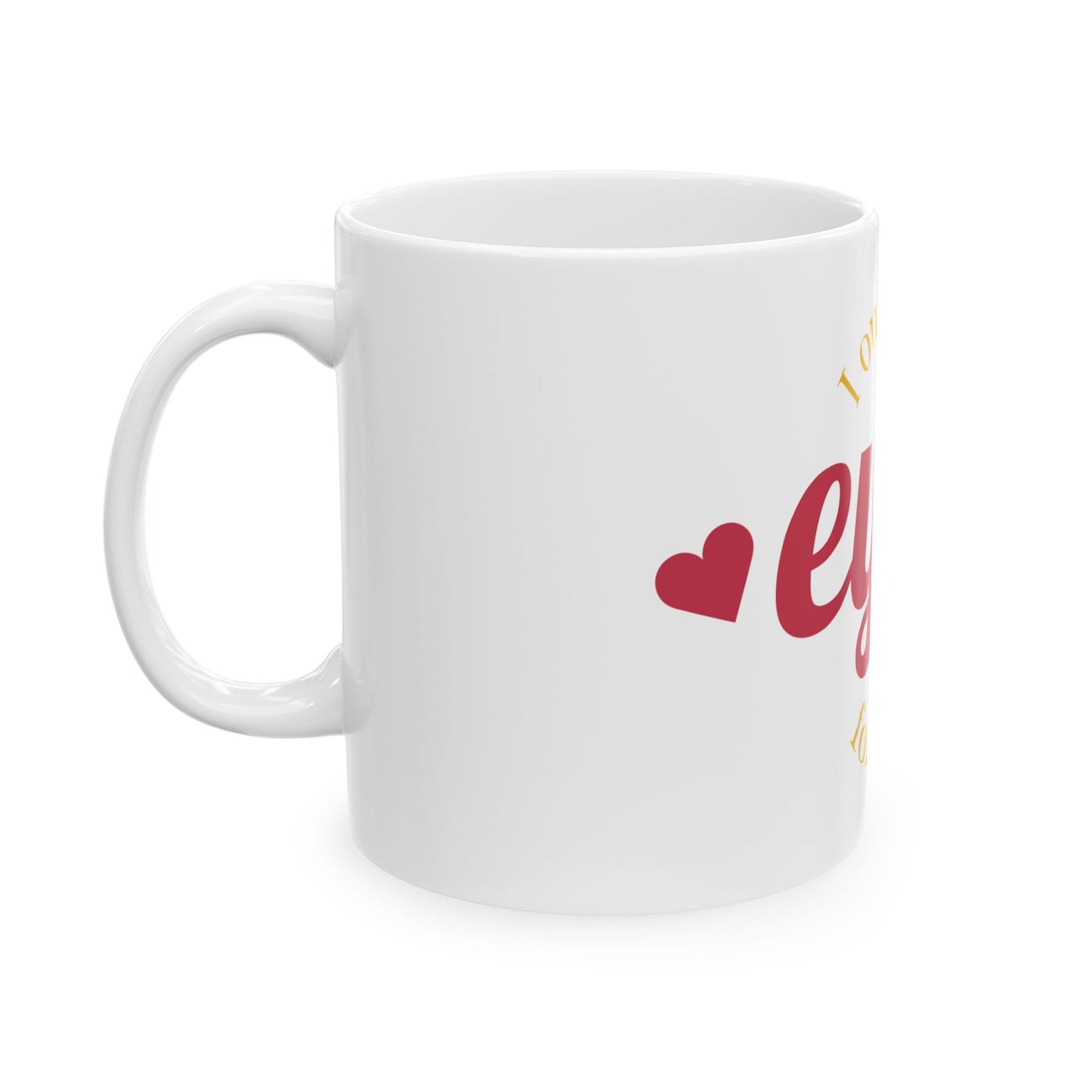 Romantic Ceramic Mug - I Only Have Eyes for You - Cute Gift for Couples, Valentine's Day, Anniversary, Love