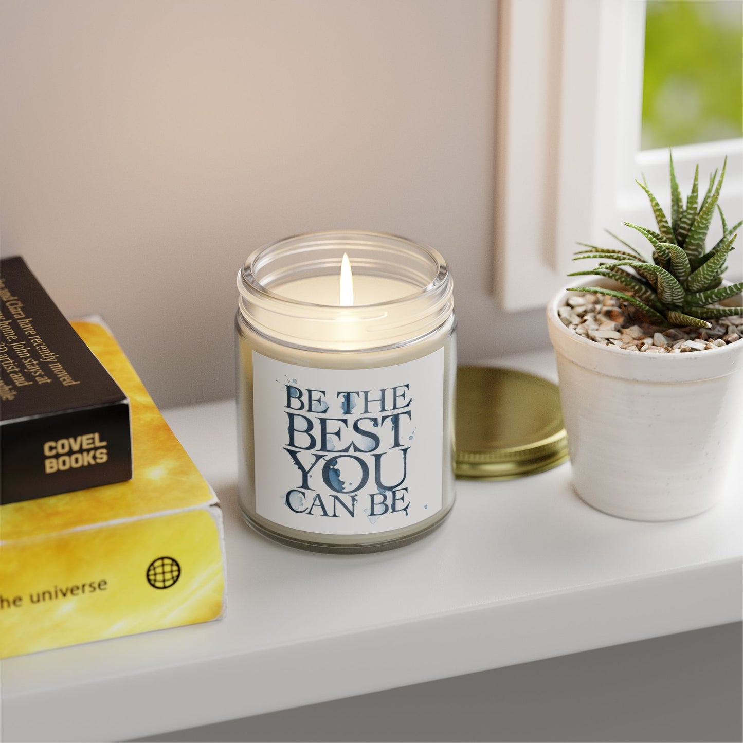 Motivational Scented Candles for Home, Cozy Gift, Aromatherapy Decor, Relaxation, Self-Care, Inspirational Gift
