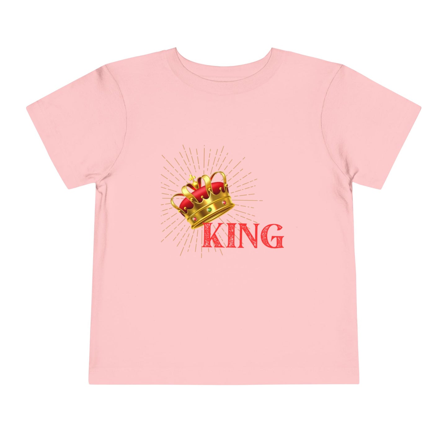 Toddler King Tee - Celebrate Royalty, Birthday Gift, Cute Toddler Shirt, Crown Design, Fun Casual Wear, Kids Apparel