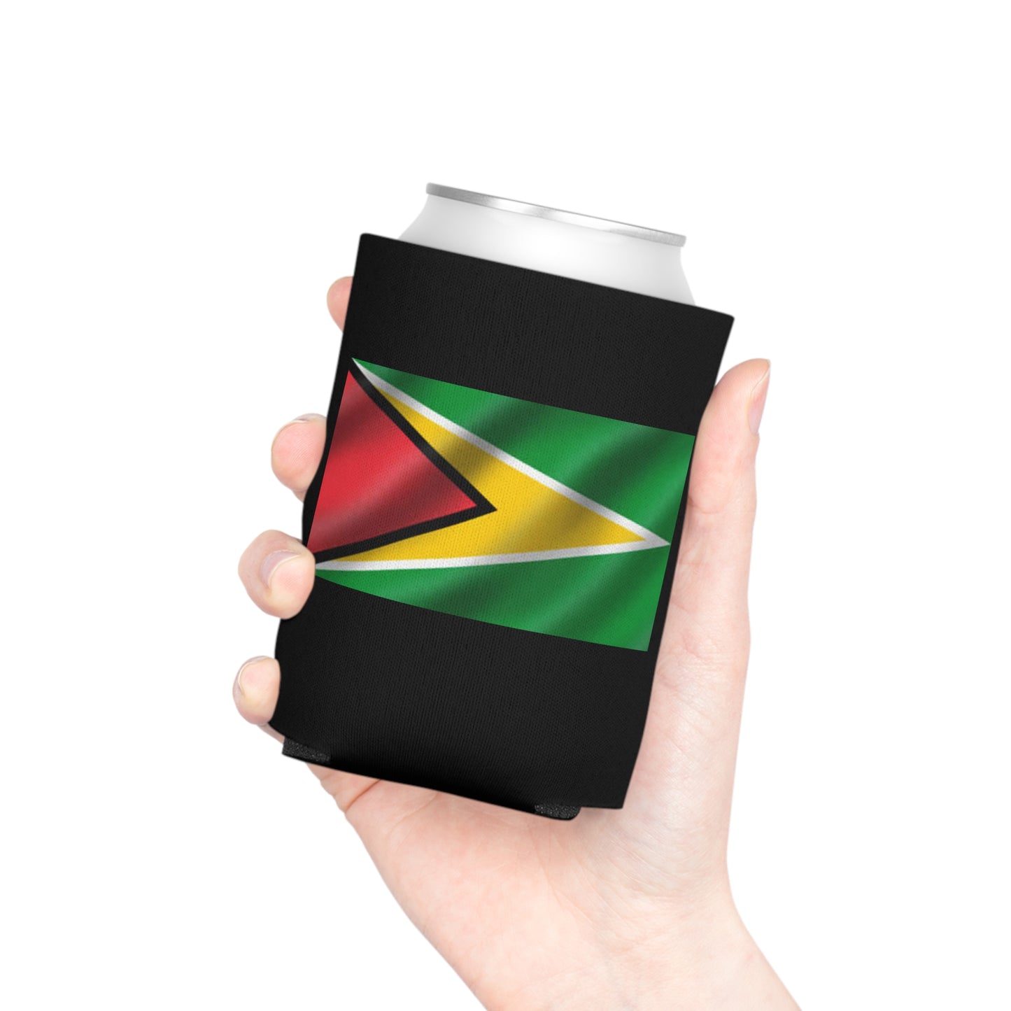 Guyana Flag Can Cooler, Vibrant Beverage Insulator for Parties, Outdoor Events, Sports, Travel, Gift for Guyanese