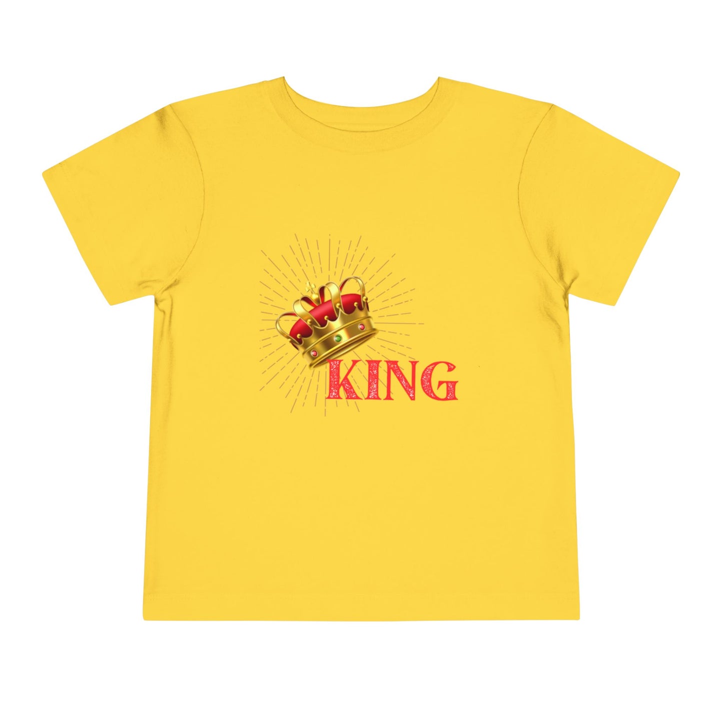 Toddler King Tee - Celebrate Royalty, Birthday Gift, Cute Toddler Shirt, Crown Design, Fun Casual Wear, Kids Apparel