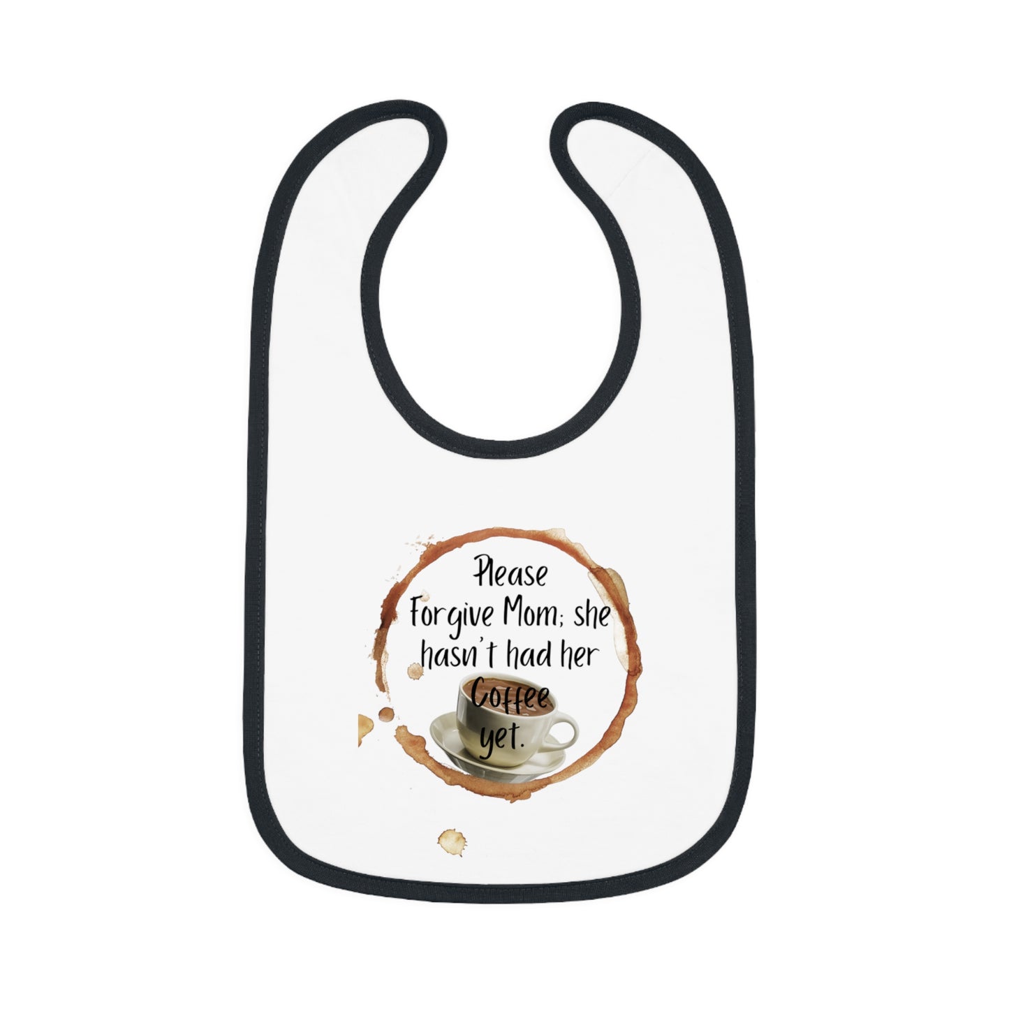 Funny Mommy Coffee Jersey Bib, Baby Shower Gift, Infant Feeding, Cute Bib, New Mom Gift, Toddler Bib, Coffee Lover Baby Bib