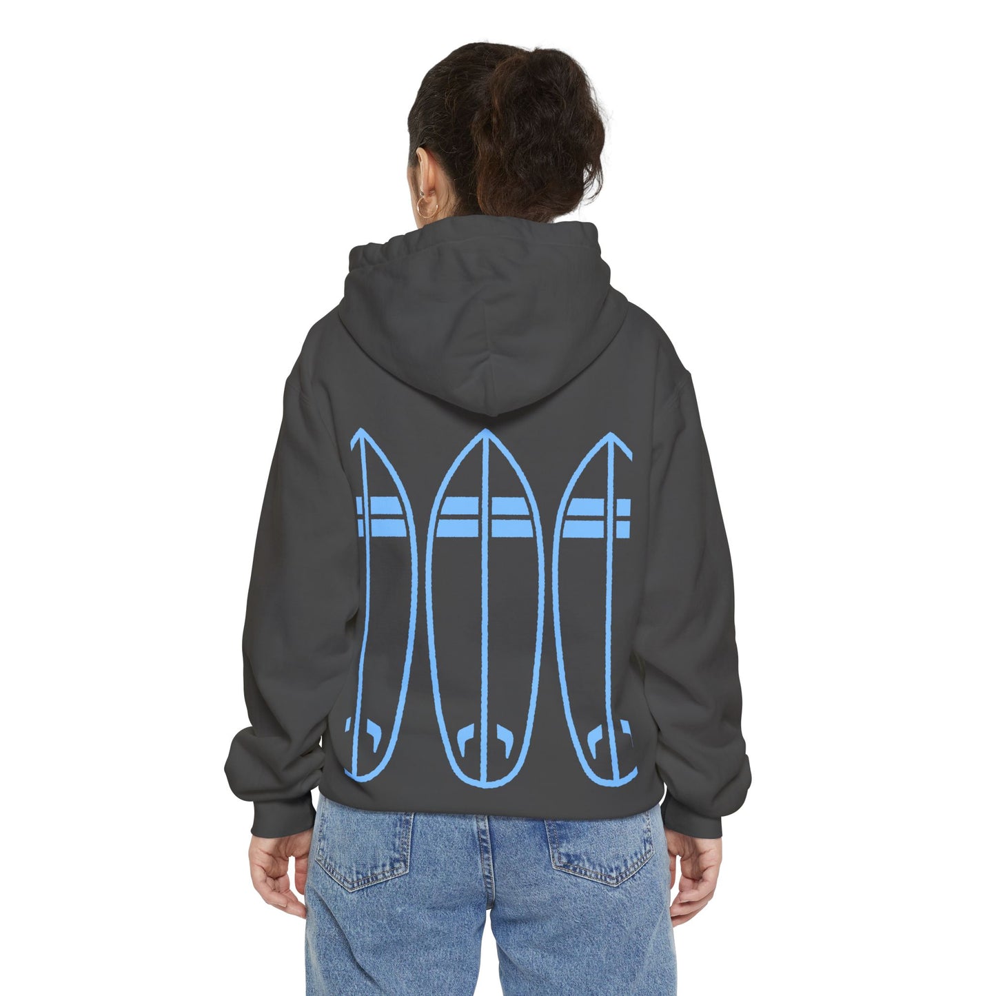 Surfing Wave Hoodie, Beachwear, Unisex Pullover, Casual Streetwear, Gift for Surfers, Summer Fashion