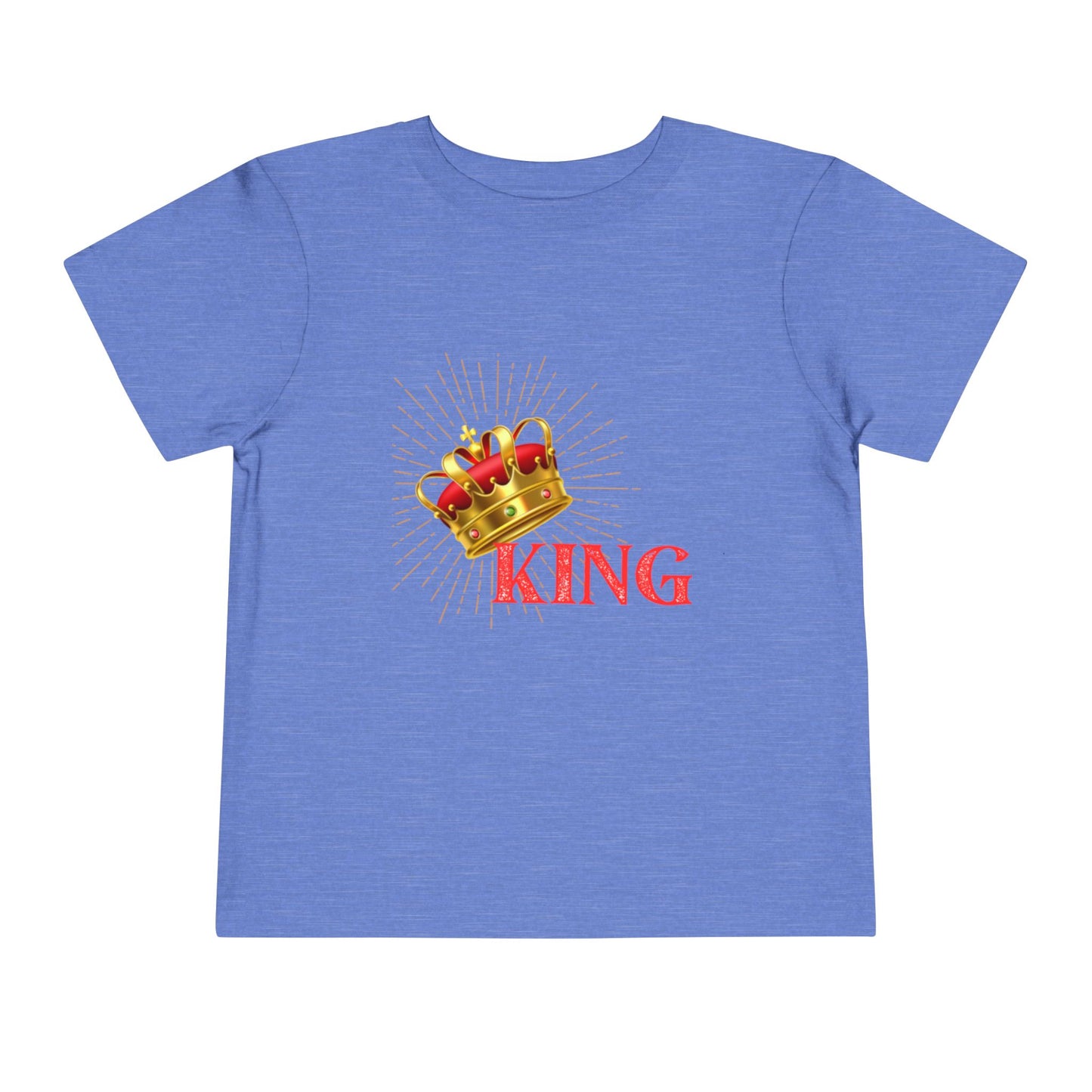 Toddler King Tee - Celebrate Royalty, Birthday Gift, Cute Toddler Shirt, Crown Design, Fun Casual Wear, Kids Apparel