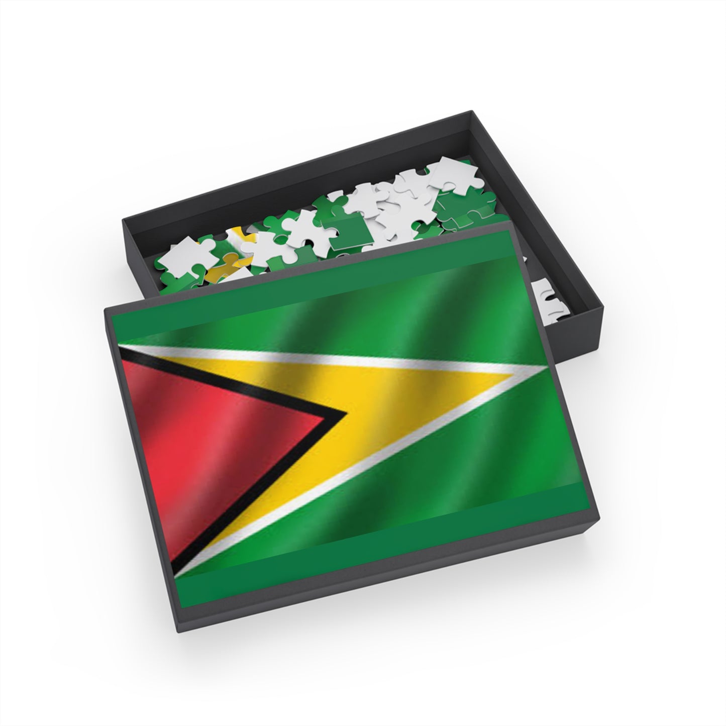 Guyanese Flag Puzzle, 96-1000 Piece Jigsaw, Unique Gift for Flag Enthusiasts, Educational Decor, Fun Family Activity, Travel Souvenirs