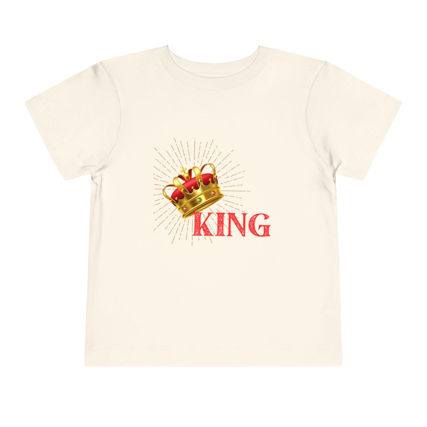 Toddler King Tee - Celebrate Royalty, Birthday Gift, Cute Toddler Shirt, Crown Design, Fun Casual Wear, Kids Apparel
