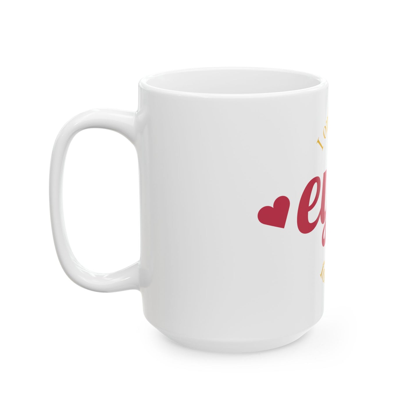 Romantic Ceramic Mug - I Only Have Eyes for You - Cute Gift for Couples, Valentine's Day, Anniversary, Love