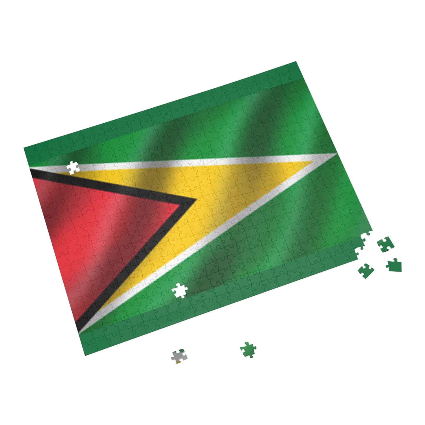 Guyanese Flag Puzzle, 96-1000 Piece Jigsaw, Unique Gift for Flag Enthusiasts, Educational Decor, Fun Family Activity, Travel Souvenirs