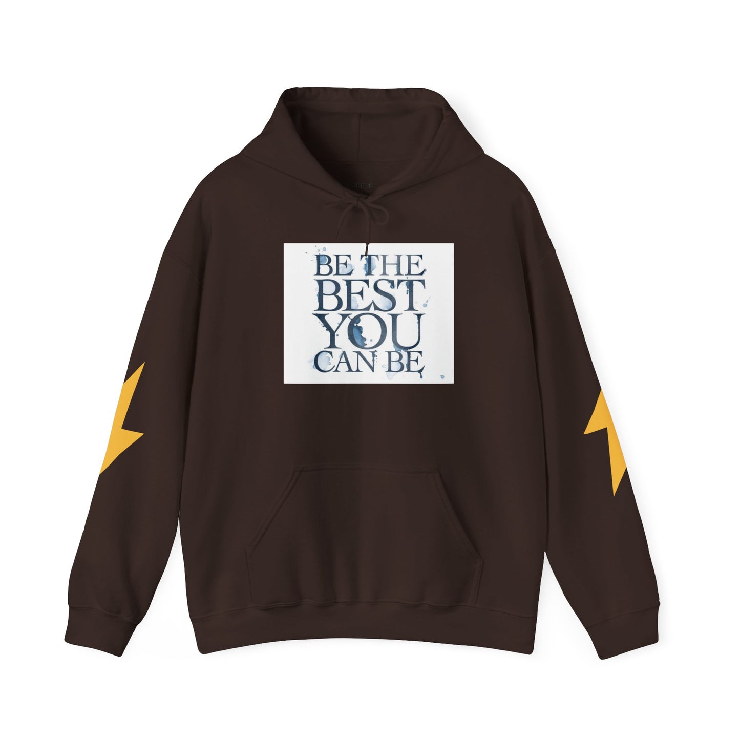 Inspirational Quote Hoodie, Motivation Sweatshirt, Unisex Gift, Cozy Casual Wear, Perfect for Holidays, Be The Best You Can Be