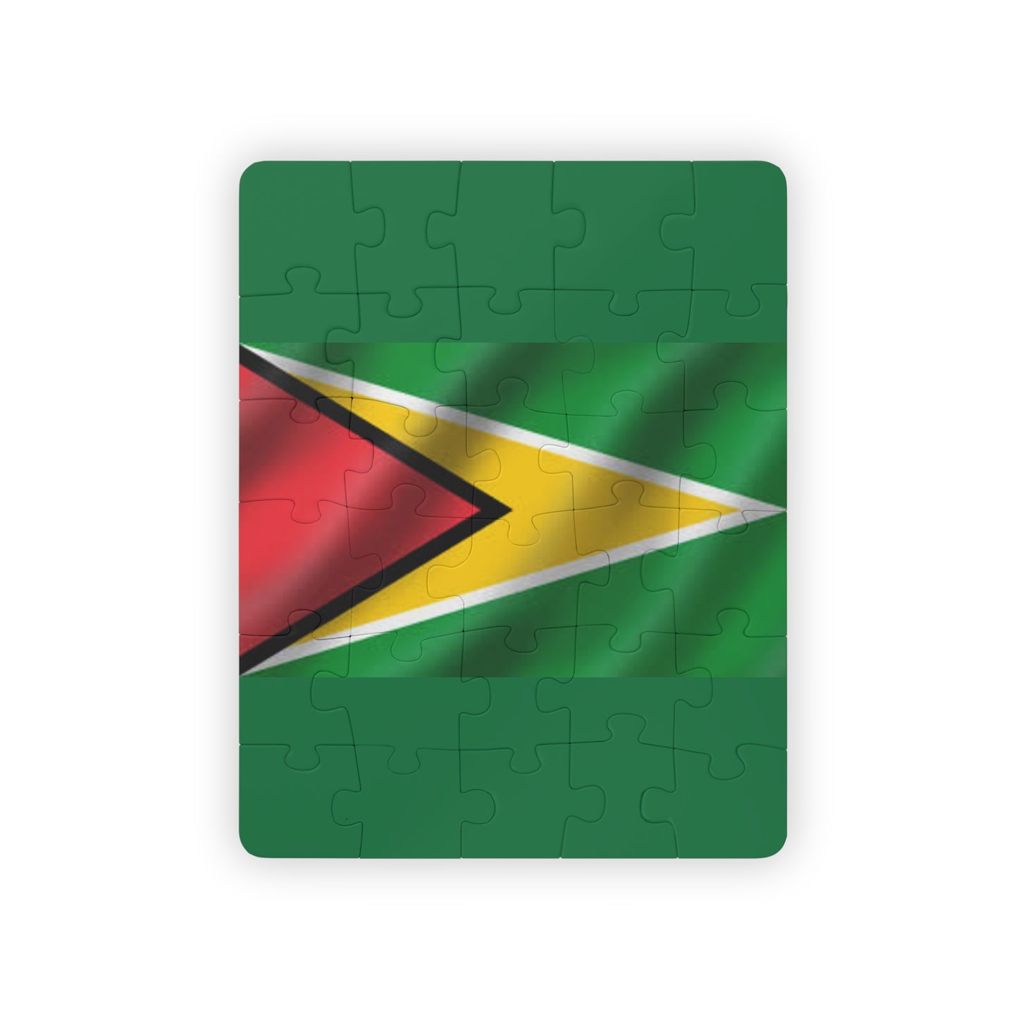 Kids' Puzzle with Guyana Flag Design – Fun Learning Activity for Children, Educational Toy, Travel Game, Birthday Gift, Family Activity