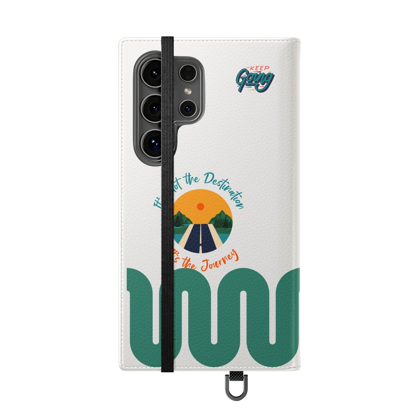 Inspirational Phone Flip Cases - Keep Going: Travel Lovers, Motivational Gifts, Phone Accessories, Road Trip Essentials, Adventure Gear