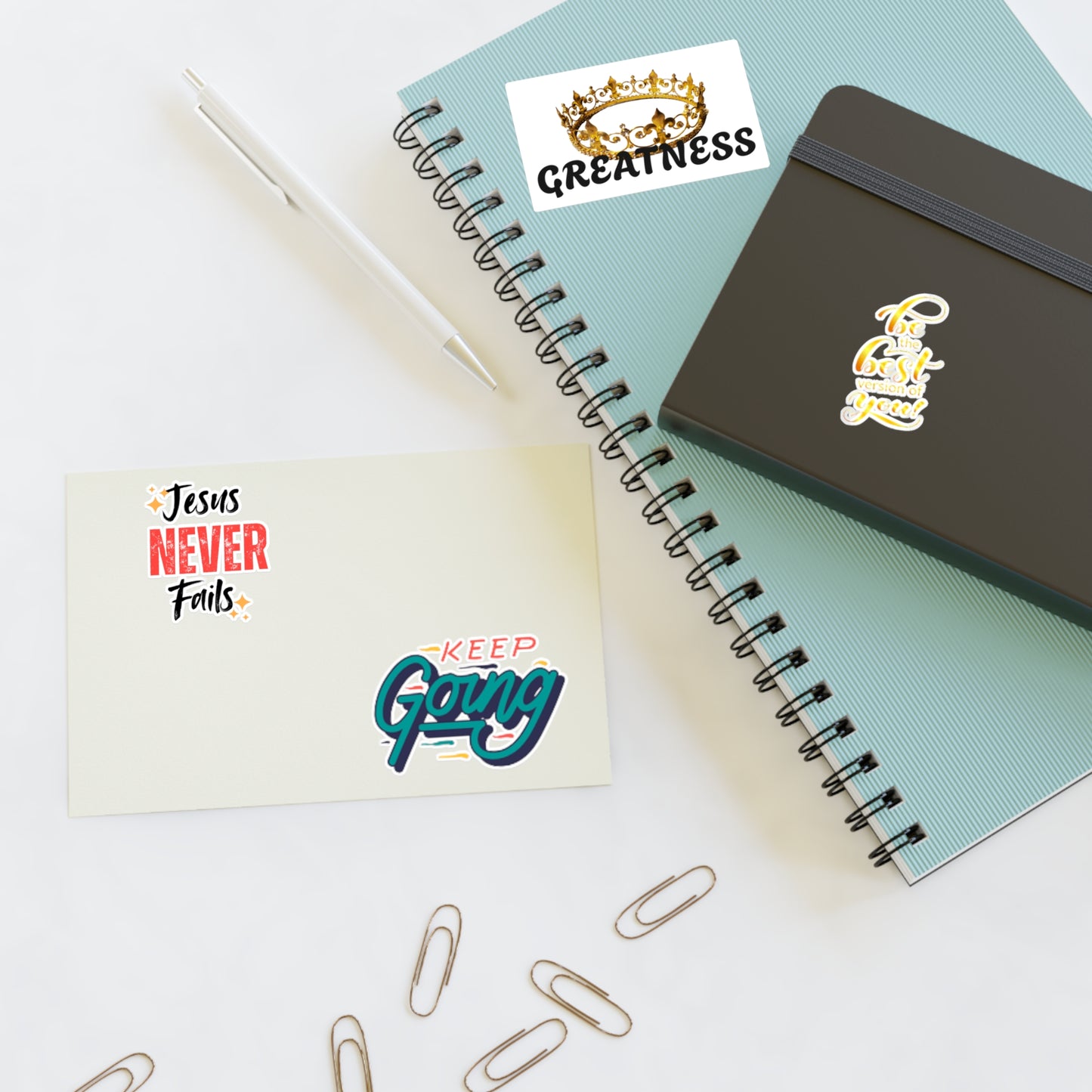 Inspirational Sticker Sheets for Motivation and Encouragement, Self-Improvement Stickers, Positive Affirmation Decor, Gifts for [...]