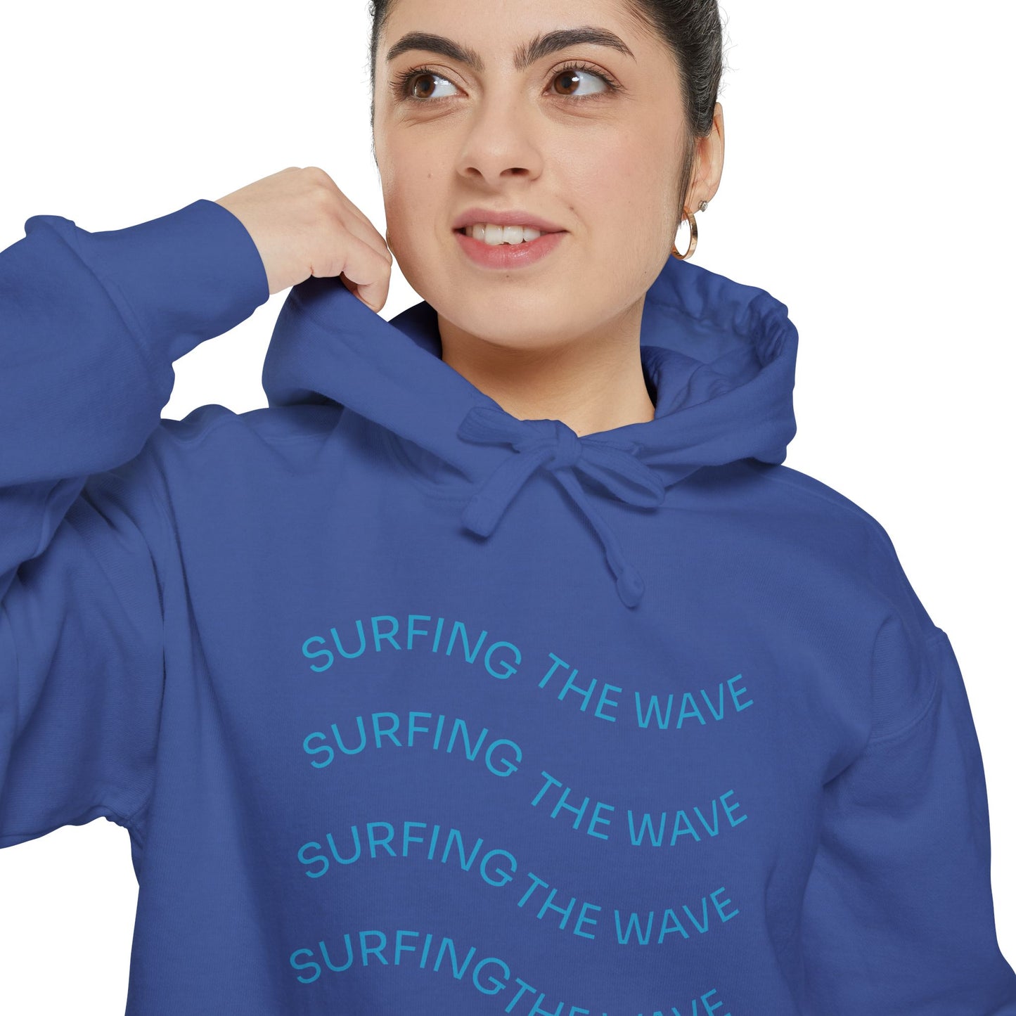 Surfing Wave Hoodie, Beachwear, Unisex Pullover, Casual Streetwear, Gift for Surfers, Summer Fashion