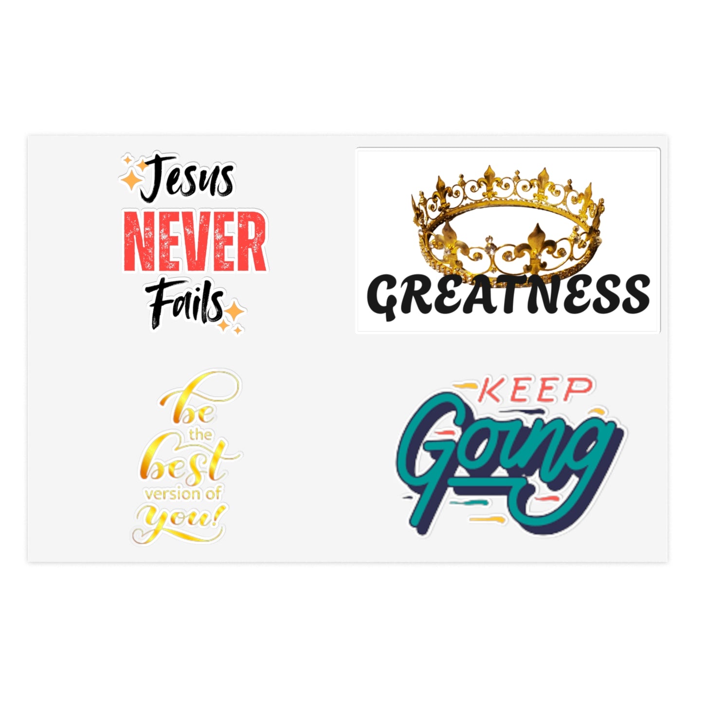 Inspirational Sticker Sheets for Motivation and Encouragement, Self-Improvement Stickers, Positive Affirmation Decor, Gifts for [...]