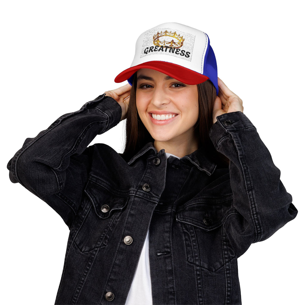 Greatness Hat — Foam Mesh Snapback Cap