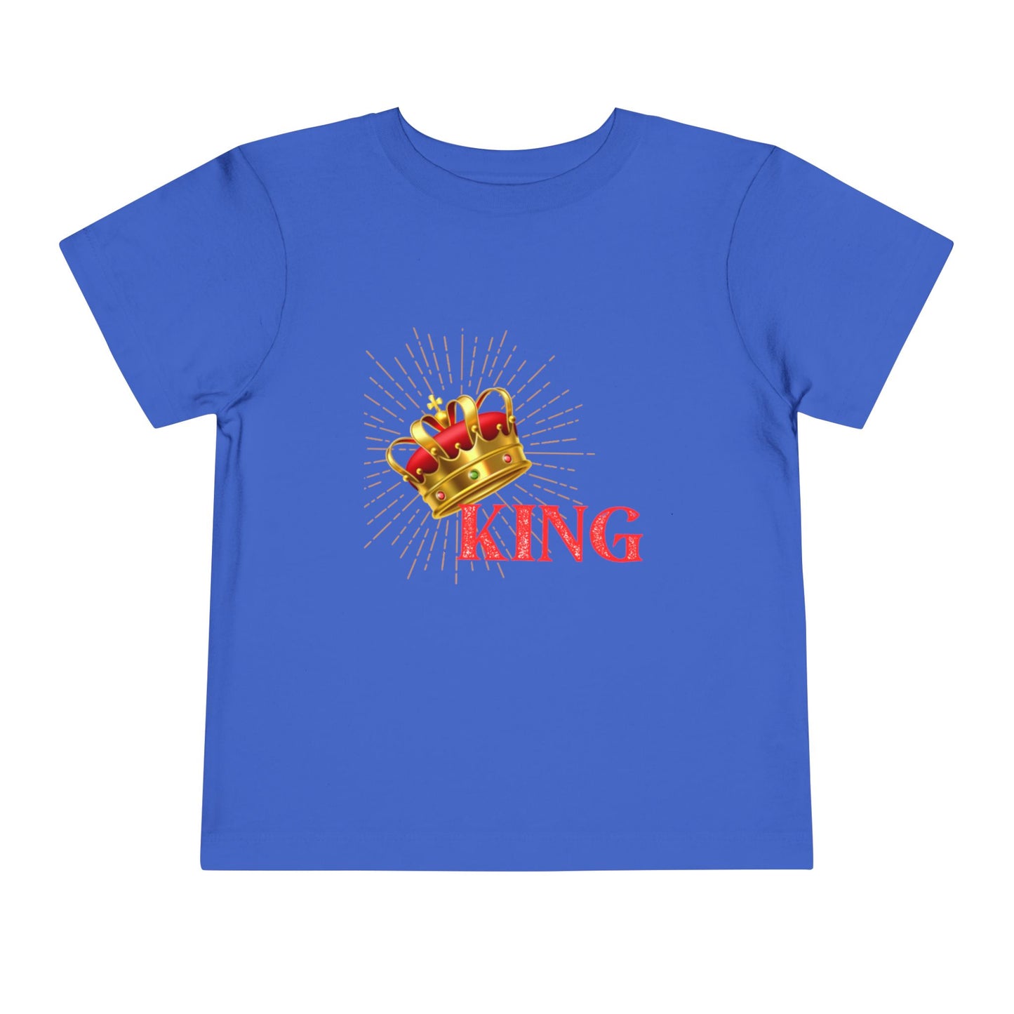 Toddler King Tee - Celebrate Royalty, Birthday Gift, Cute Toddler Shirt, Crown Design, Fun Casual Wear, Kids Apparel