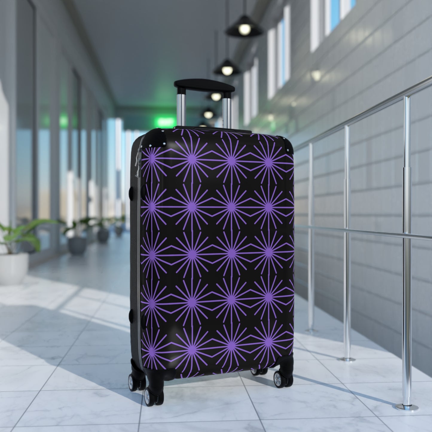 Stylish Luggage, Trendy Travel Suitcase, Eye-Catching Carry-On, Unique Patterned Suitcase, Perfect Gift for Travelers, Travel Essentials