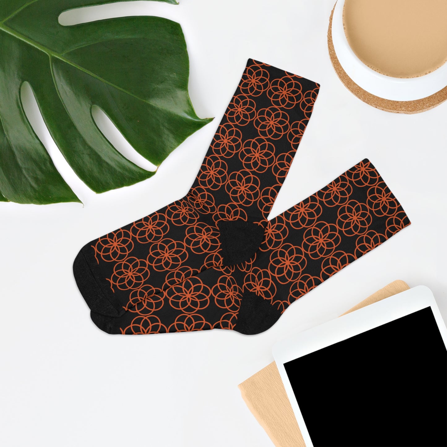 Eco-Friendly Recycled Poly Socks | Unique Geometric Patterned Socks for Casual Wear, Gift Ideas, Sustainable Fashion, Eco-Conscious [...]