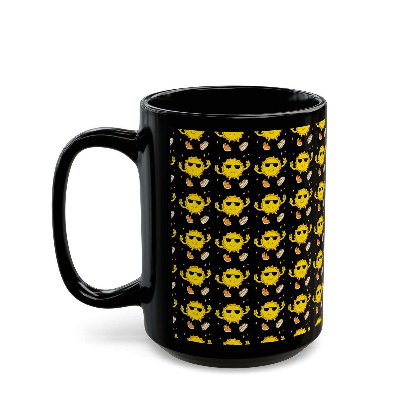 Vibrant Cartoon Illustration Mug - Perfect for Coffee Lovers, Gift for Friends, Quirky Kitchen Decor, Unique Birthday Gift, Fun Collectible