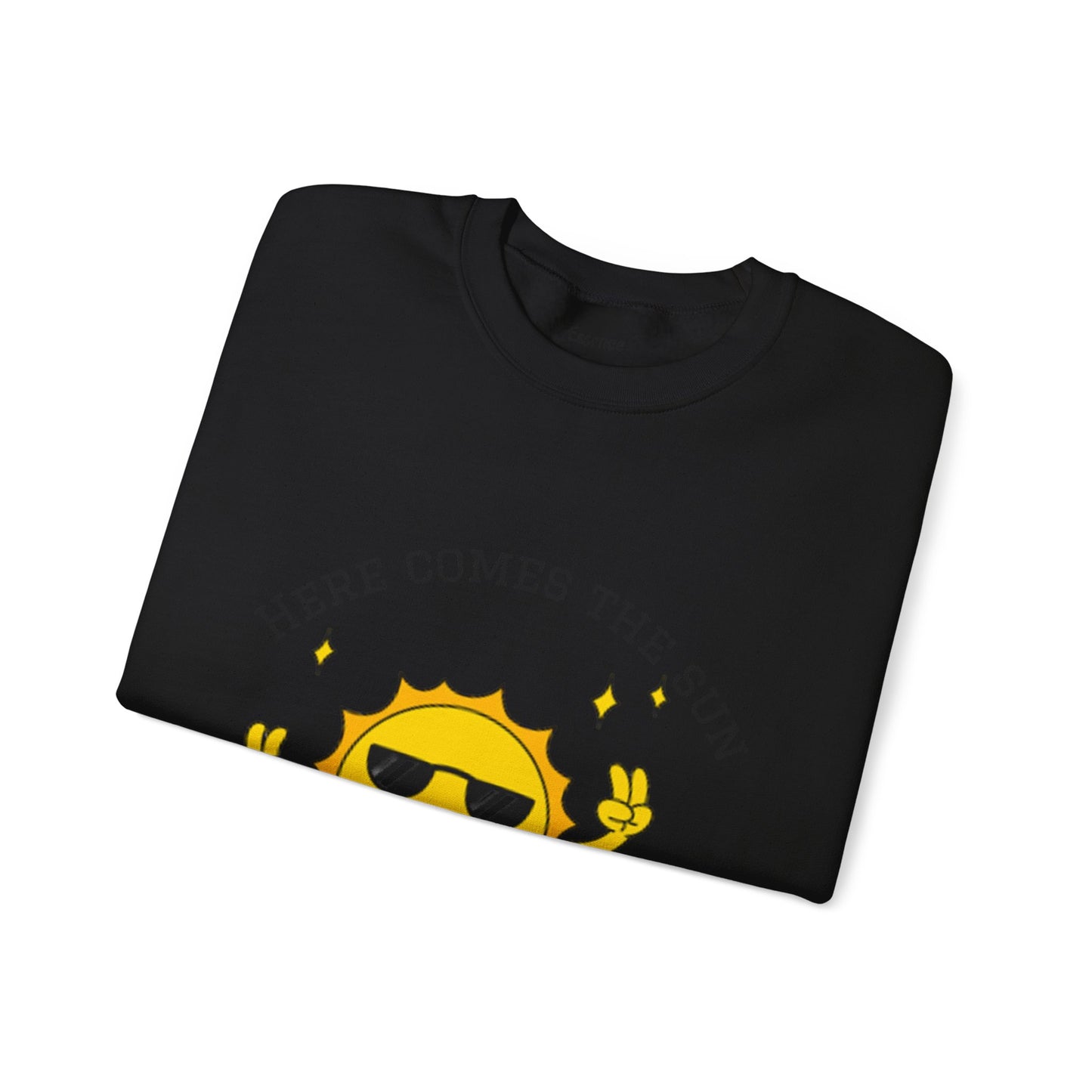 Sunny Vibes Sweatshirt - Bright Unisex Crewneck for Casual Days, Gift for Friends, Spring Fashion, Fun Layering, Sunshine Design