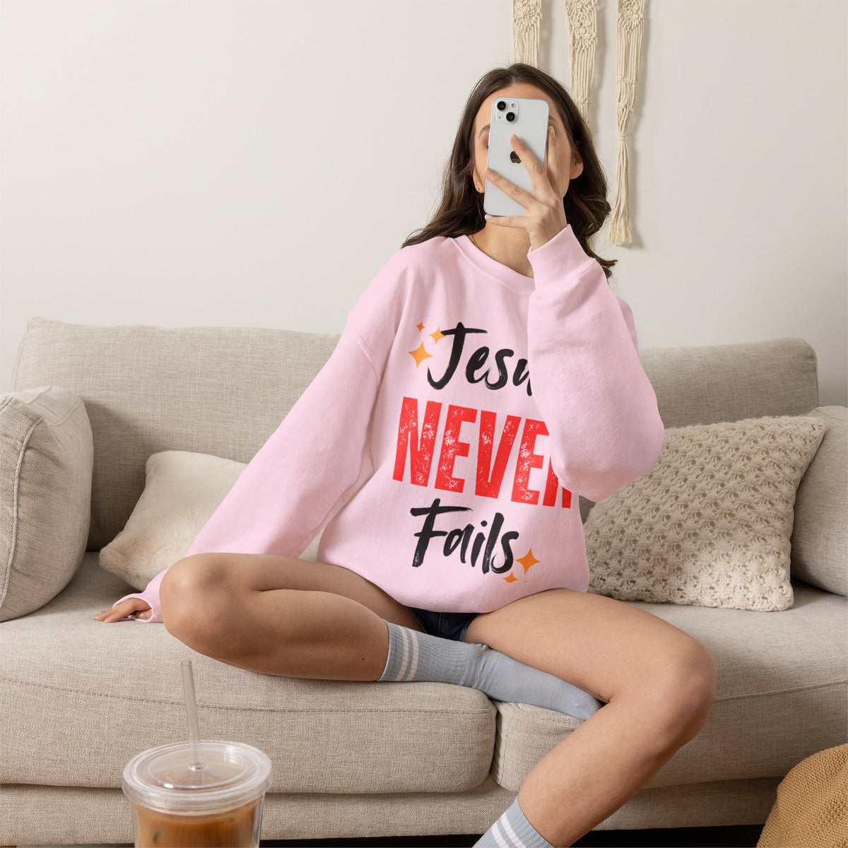 Jesus Never Fails Sweatshirt